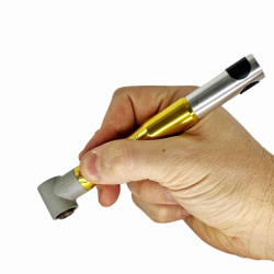 Угловой цанговый наконечник 90° для гибкого вала американского стандарта