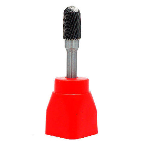 Борфреза твердосплавная сфероцилиндрическая d10x6мм