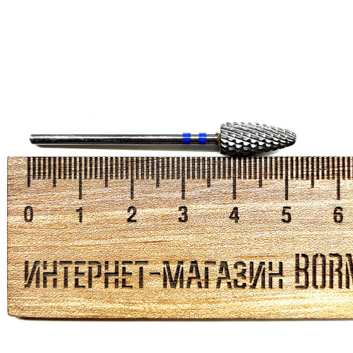 Борфреза твердосплавная пламевидная d6x2.3мм