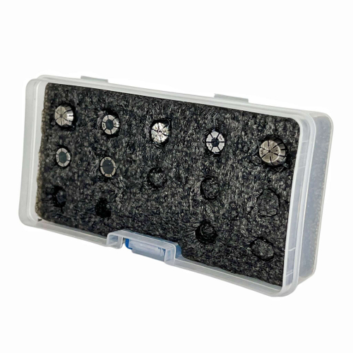 Комплект из 7 прецизионных цанг ER11 из высокоуглеродистой стали