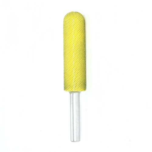 Борфреза Saburr цилиндр скругленный 14BN12X2 желтый