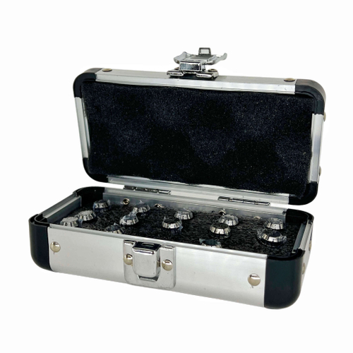 Комплект из 13 прецизионных цанг ER11 из высокоуглеродистой стали в кейсе