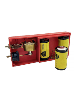 Компрессор для рыбок дорожный на круглых батарейках КД2