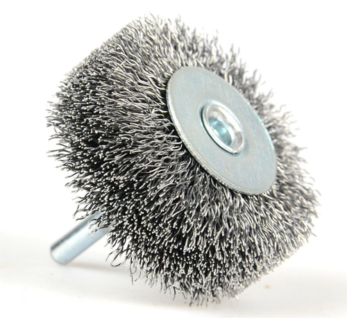 Щетка шлифовальная сталь 80х40 мм. хв. 6 мм.